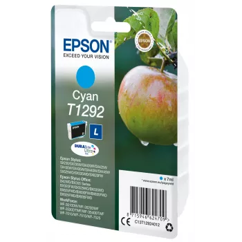 Epson kasetė Cyan T1292 DURABrite Ultra rašalas, mėlyna, 7 ml, 1 vnt., 474 puslapiai