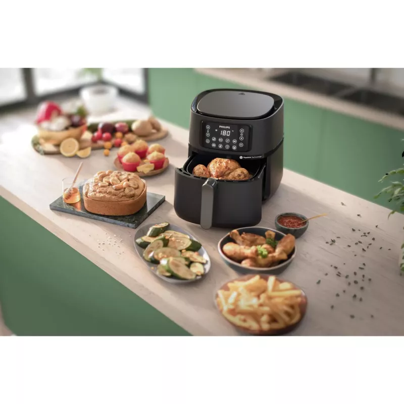 Philips 5000 serijos oro gruzdintuvė Airfryer HD9285/90 XXL Connected, 7,2 L, 1,4 kg, Rapid Air, 40–200 °C
