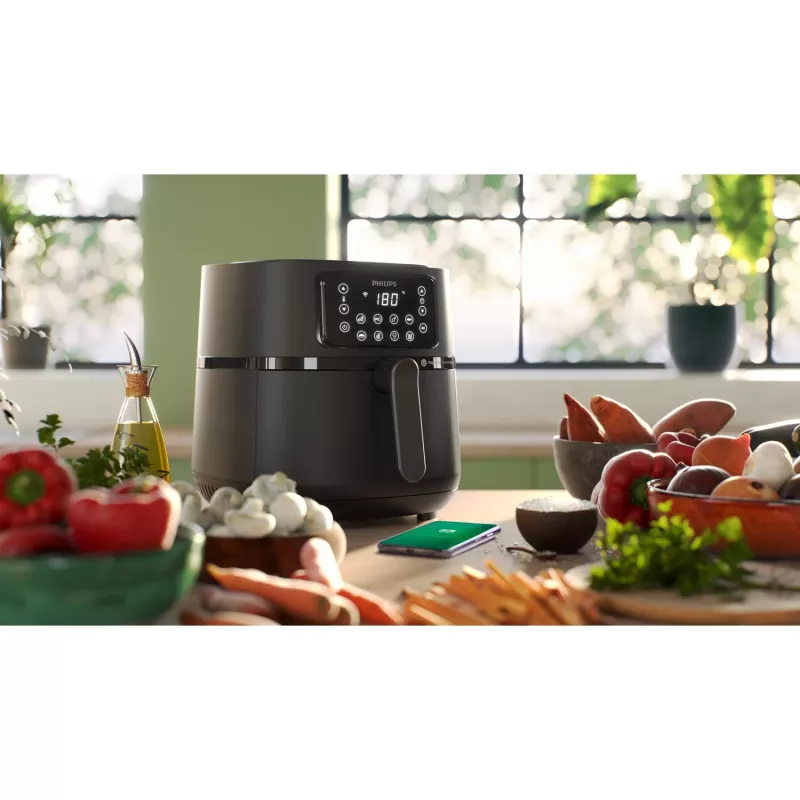 Philips 5000 serijos oro gruzdintuvė Airfryer HD9285/90 XXL Connected, 7,2 L, 1,4 kg, Rapid Air, 40–200 °C