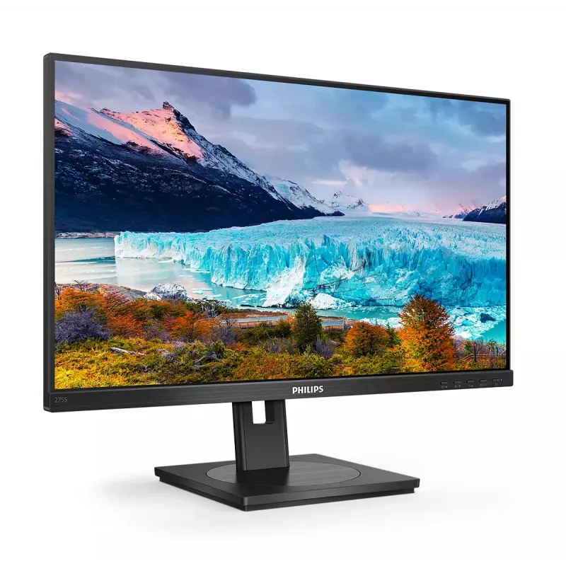 Philips S Line 275S1AE/00 monitor 68,6 cm (27 colių) 2560 x 1440 pikselių 2K Ultra HD LCD juodas