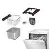 Tefal Clear Duo FR600D vienkartinė gruzdintuvė 0,65 l 2000 W juoda, nerūdijantis plienas
