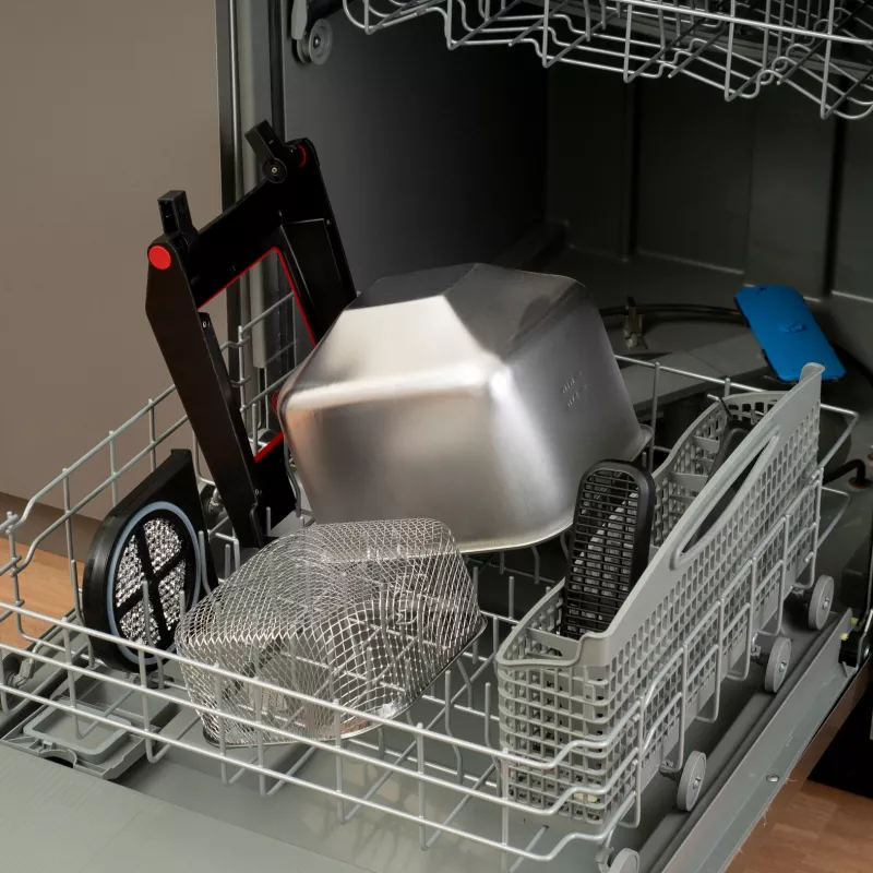 Tefal Clear Duo FR600D vienkartinė gruzdintuvė 0,65 l 2000 W juoda, nerūdijantis plienas