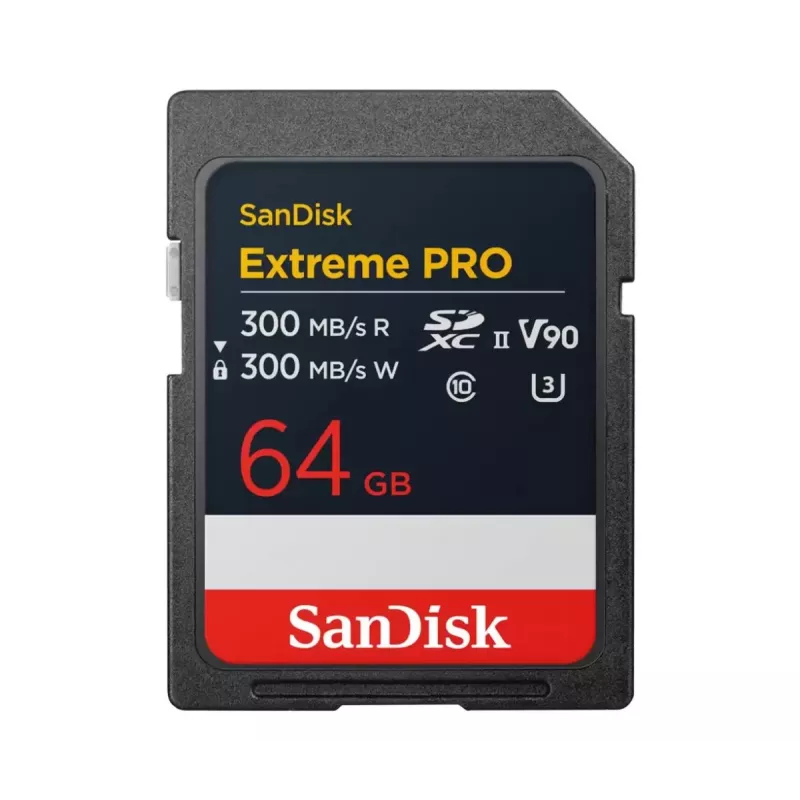 SanDisk Extreme PRO 64 GB UHS-II SDXC atminties kortelė SDSDXDM-064G-GN4IN