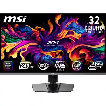 Monitorius MSI MPG 322URX QD-OLED, 80 cm (31,5 colio), 3840 x 2160, 4K Ultra HD, juodas