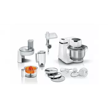 Bosch Serie 2 MUMS2EW40 virtuvinis kombainas 700 W 3.8 L Baltas