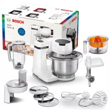 Bosch Serie 2 MUMS2EW40 virtuvinis kombainas 700 W 3.8 L Baltas