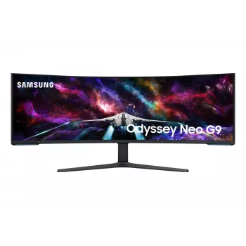 Samsung G95NC kompiuterio monitorius 144,8 cm (57 colių) 7680 x 2160 pikselių Dual UHD LED juodas, baltas