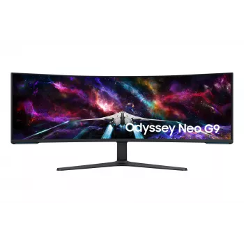 Samsung G95NC kompiuterio monitorius 144,8 cm (57 colių) 7680 x 2160 pikselių Dual UHD LED juodas, baltas