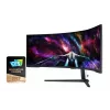 Samsung G95NC kompiuterio monitorius 144,8 cm (57 colių) 7680 x 2160 pikselių Dual UHD LED juodas, baltas