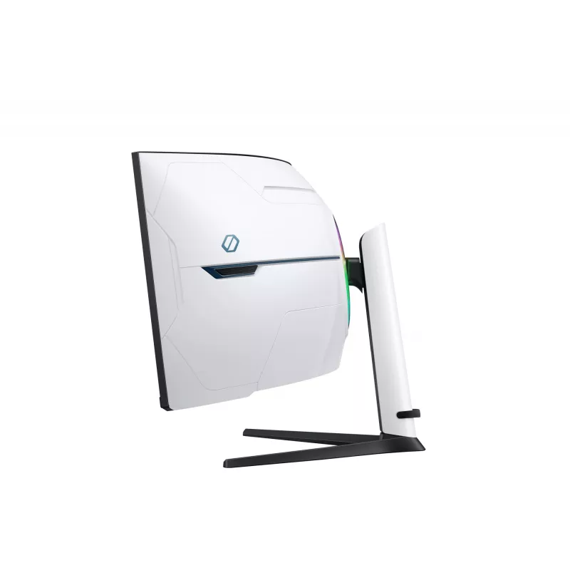 Samsung G95NC kompiuterio monitorius 144,8 cm (57 colių) 7680 x 2160 pikselių Dual UHD LED juodas, baltas