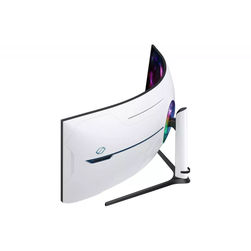 Samsung G95NC kompiuterio monitorius 144,8 cm (57 colių) 7680 x 2160 pikselių Dual UHD LED juodas, baltas
