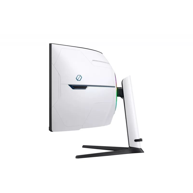 Samsung G95NC kompiuterio monitorius 144,8 cm (57 colių) 7680 x 2160 pikselių Dual UHD LED juodas, baltas