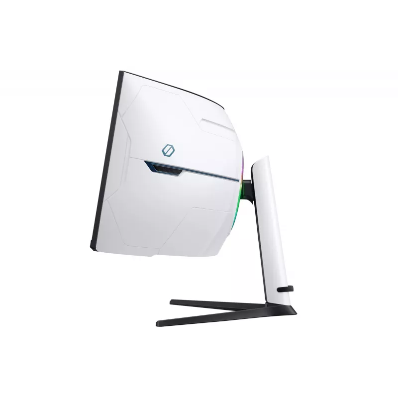Samsung G95NC kompiuterio monitorius 144,8 cm (57 colių) 7680 x 2160 pikselių Dual UHD LED juodas, baltas
