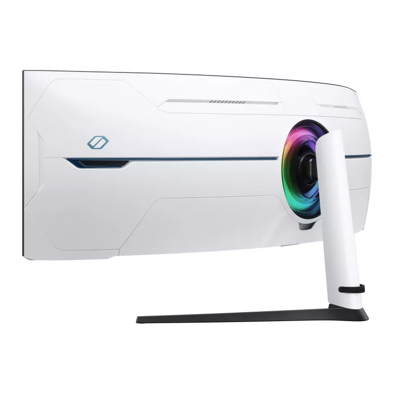 Samsung G95NC kompiuterio monitorius 144,8 cm (57 colių) 7680 x 2160 pikselių Dual UHD LED juodas, baltas