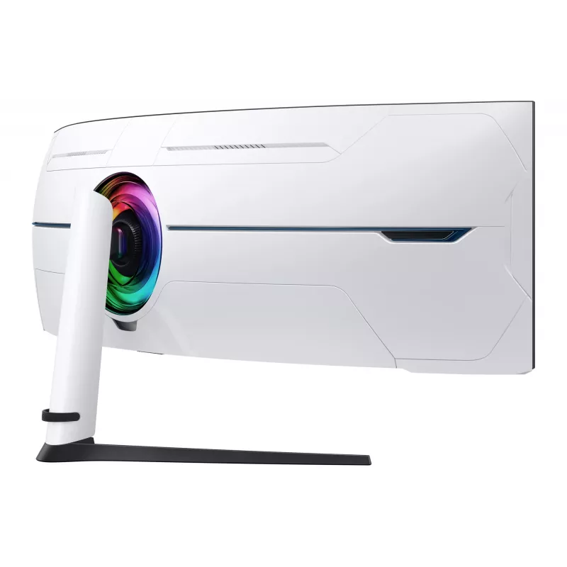 Samsung G95NC kompiuterio monitorius 144,8 cm (57 colių) 7680 x 2160 pikselių Dual UHD LED juodas, baltas