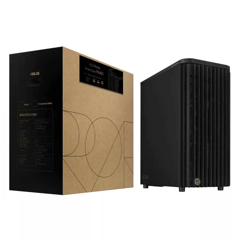 ASUS ProArt PA401 Wood METAL PWM (Juodas) korpusas