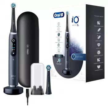 Oral-B iO Series 9N suaugusiųjų vibracinis dantų šepetėlis juodas