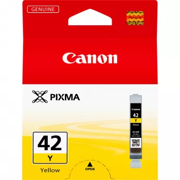 Canon CLI-42Y geltonas kasetė, standartinė talpa, pigmentinis rašalas, 1 vnt., 284 puslapiai