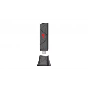 ASUS ROG USB-BE92 WiFi 7 BE6500 triju juostų USB adapteris, WLAN 6500 Mbit/s