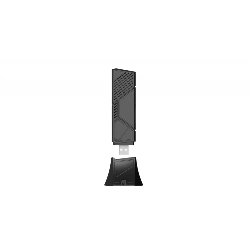 ASUS ROG USB-BE92 WiFi 7 BE6500 triju juostų USB adapteris, WLAN 6500 Mbit/s