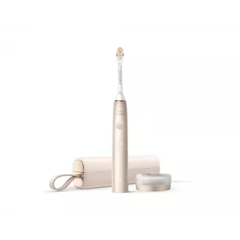 Philips Sonicare DiamondClean Prestige 9900 serijos DiamondClean Prestige HX9992/11 soninis elektrinis dantų šepetėlis su SenseIQ – šampano spalvos