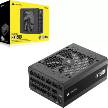 CORSAIR Hx1500i maitinimo blokas, pilnai modulinis, itin tylus, Platinum, ATX 1500W