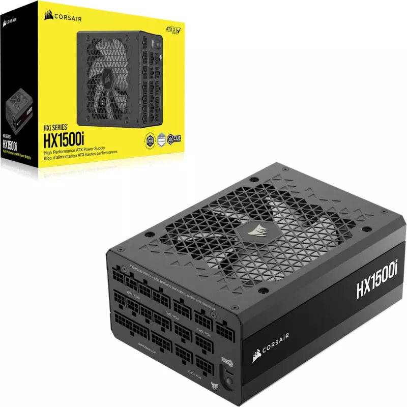 CORSAIR Hx1500i maitinimo blokas, pilnai modulinis, itin tylus, Platinum, ATX 1500W