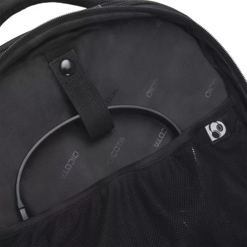 DICOTA Eco Backpack Select - 13-15.6 col. kuprinė nešiojamam kompiuteriui - Juoda / Perdirbtas PET