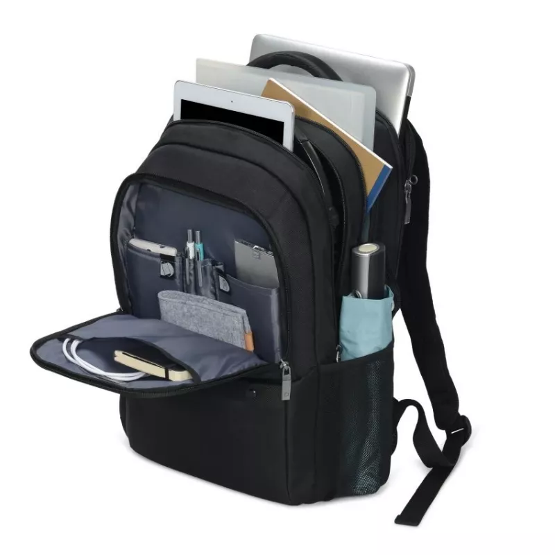 DICOTA Eco Backpack Select - 13-15.6 col. kuprinė nešiojamam kompiuteriui - Juoda / Perdirbtas PET