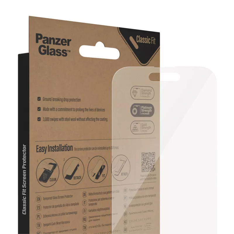 Apsauginis stiklas PanzerGlass Apple iPhone 14 Pro Classic Fit