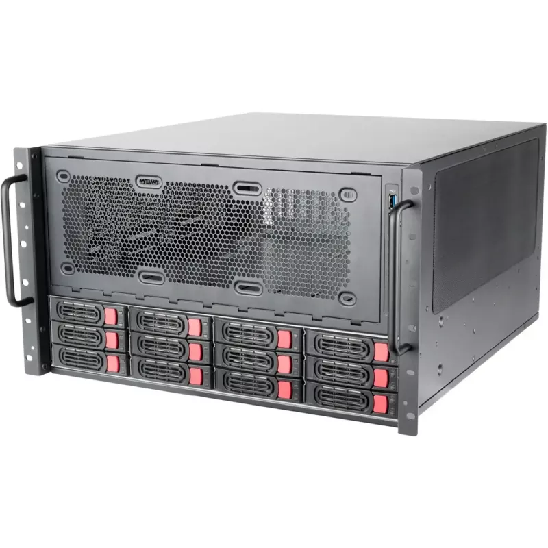 Korpusas serveriui SilverStone SST-RM61-312 6U juodas