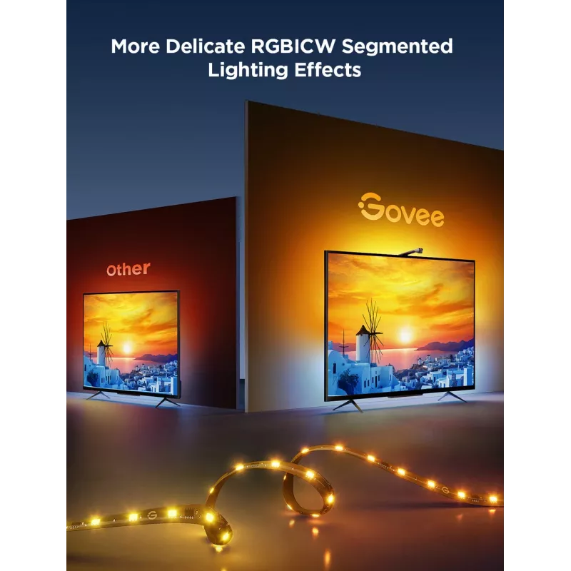 Govee TV Backlight 3 Lite apšvietimas televizoriui