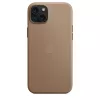 APPLE FineWoven Dėklas su MagSafe, iPhone 15 Plus, Taupe