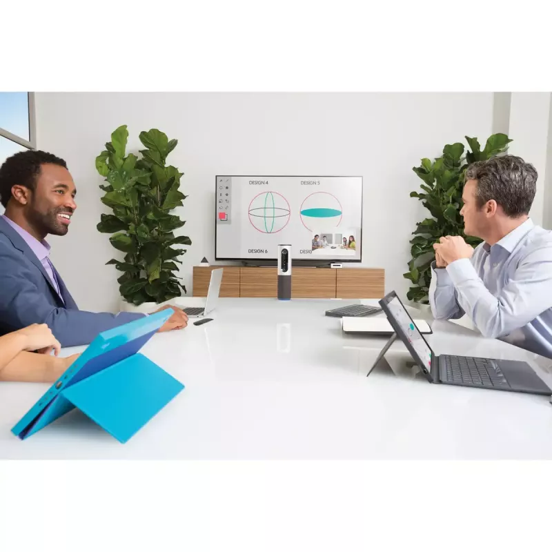 LOGITECH Conferencecam Connect Visapusė vaizdo konferencijų sistema, sidabrinė