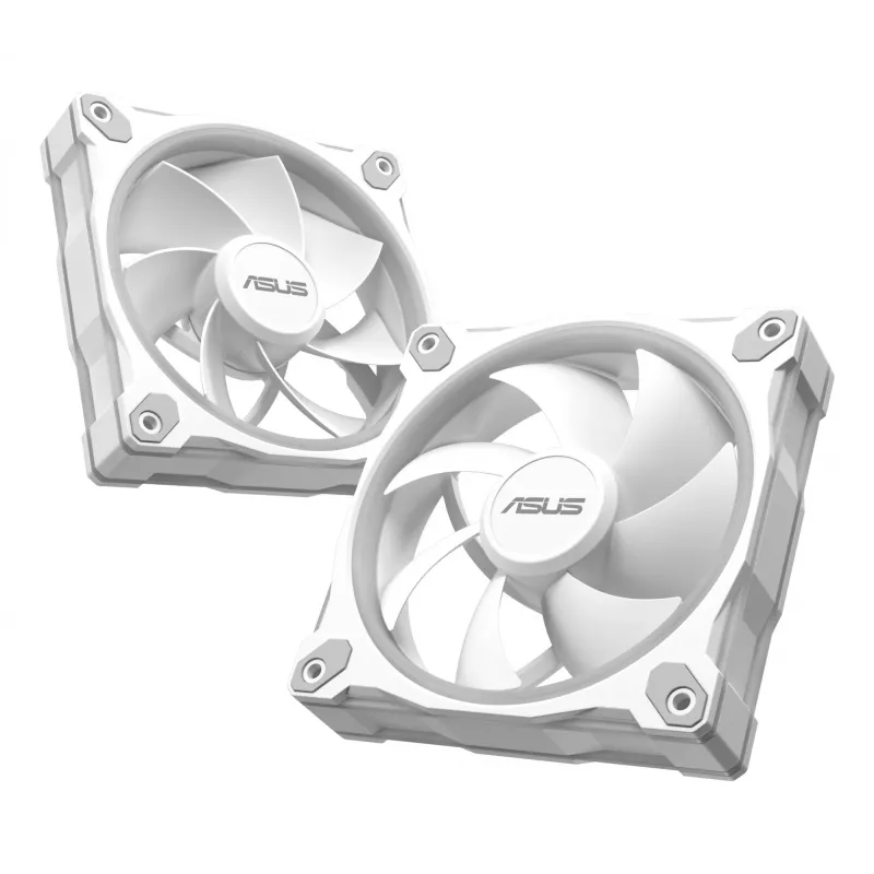 Korpuso ventiliatorius ASUS Prime MR120 120 mm 1600 RPM Baltas (3 vnt., LED, 58 CFM, 23 dB)