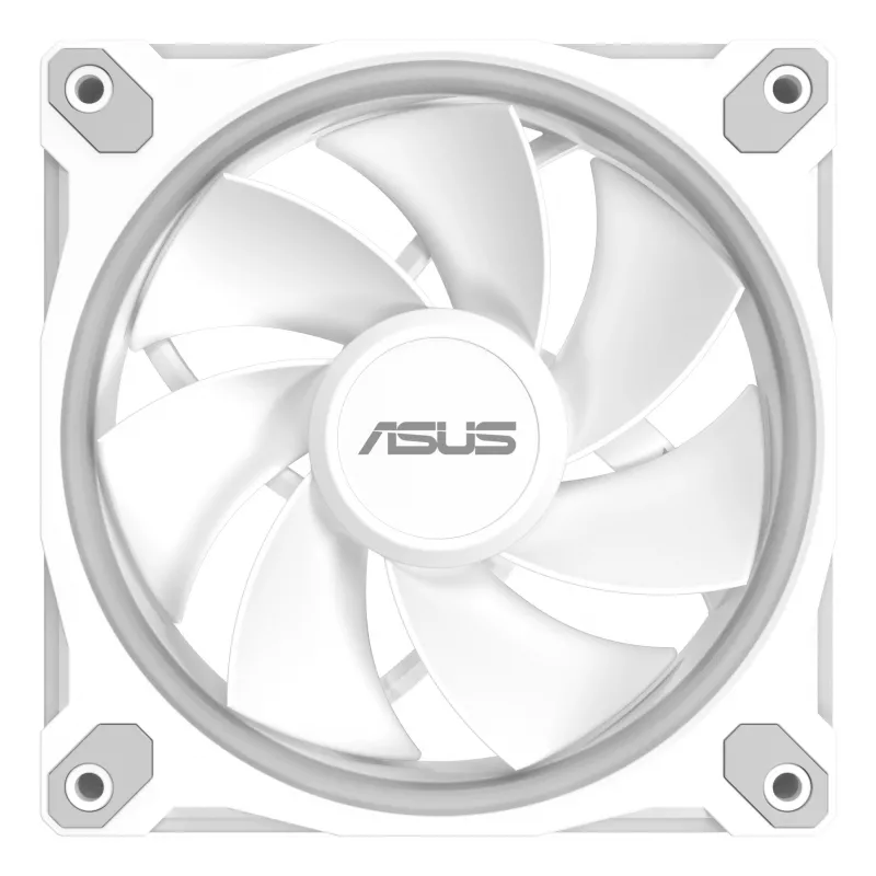 Korpuso ventiliatorius ASUS Prime MR120 120 mm 1600 RPM Baltas (3 vnt., LED, 58 CFM, 23 dB)