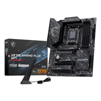 MSI X870E GAMING PLUS WIFI pagrindinė plokštė AMD X870E lizdas AM5 ATX