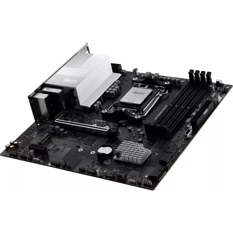 MSI PRO B840M-P WIFI6E pagrindinė plokštė AMD B840 lizdas AM5 micro ATX