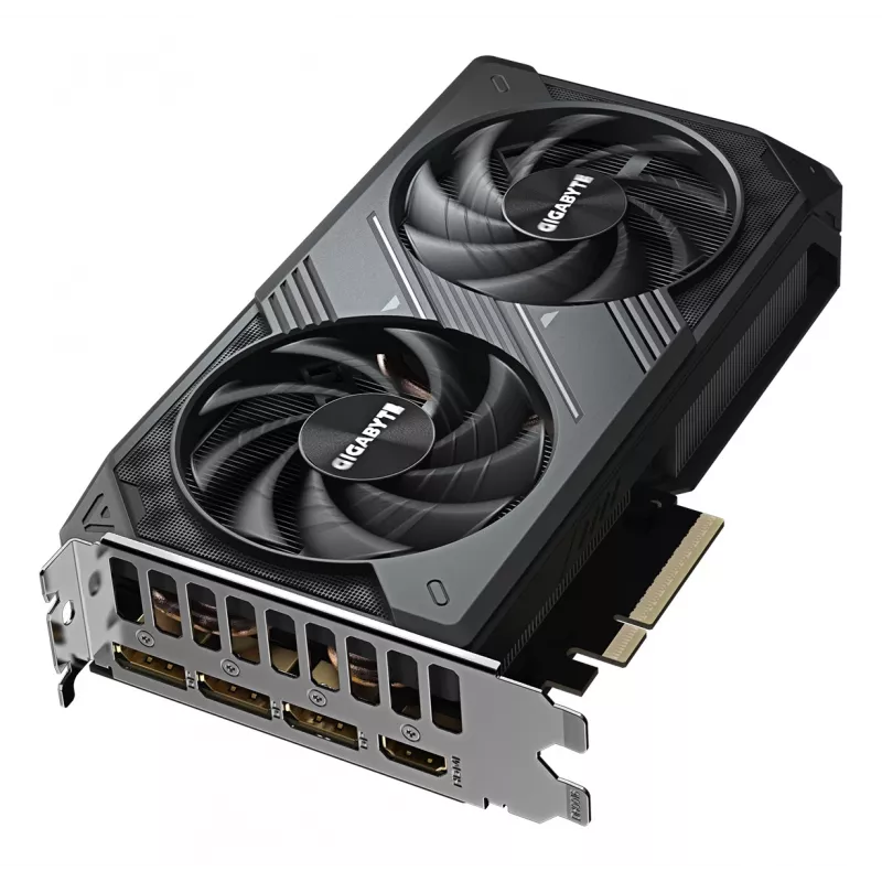 GIGABYTE GeForce RTX 5060 WINDFORCE OC 8G vaizdo plokštė – 8 GB GDDR7, 128 bit, PCI-E 5.0, 2512 MHz, 3x DisplayPort, 1x HDMI, GV-N5060WF2OC-8G