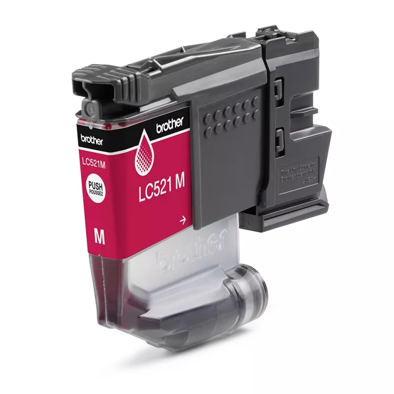 Originalus Brother LC521M rašalo kasetė – rausvai violetinė (magenta)