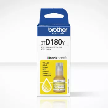 Originalus Brother BTD180Y geltonas rašalo buteliukas