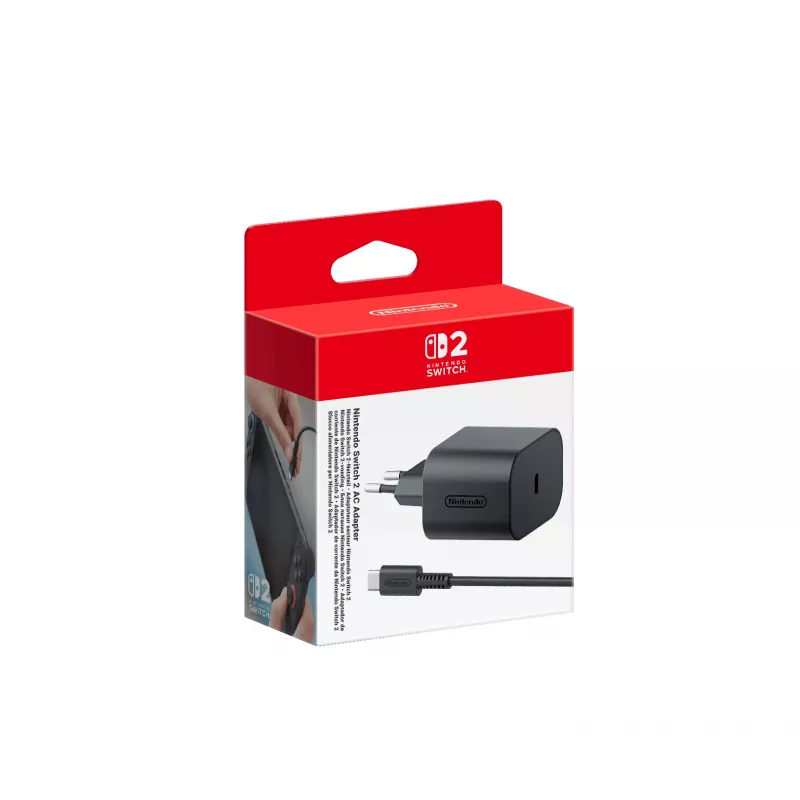 Nintendo Switch 2 AC adapteris, vidaus, AC, 20 V, 1,5 m, juoda