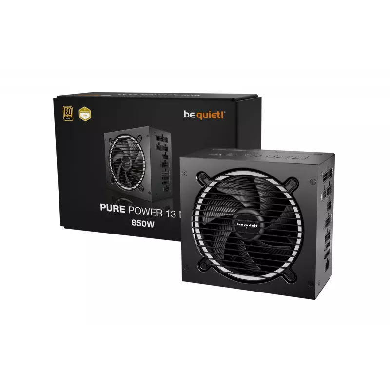 be quiet! Pure Power 13 M 850W maitinimo blokas 20+4 pin ATX ATX Juodas