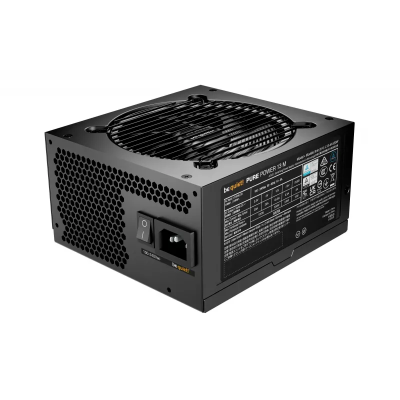 be quiet! Pure Power 13 M | 550W maitinimo blokas 20+4 pin ATX ATX Juodas