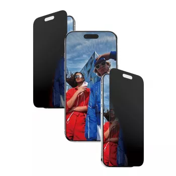 PanzerGlass® 2 krypčių privatumo ekrano apsauga iPhone Air | Ultra-Wide Fit su EasyAligner
