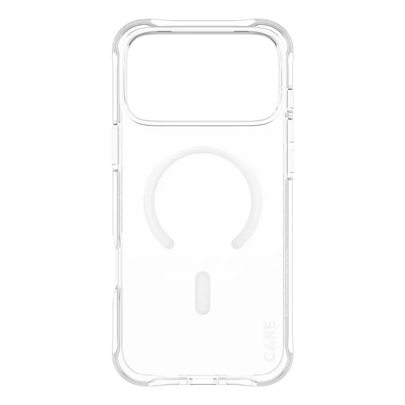 PanzerGlass CARE™ by ® Samba dėklas permatomas su balta spalva MagSafe, skirtas iPhone 17 Pro Max