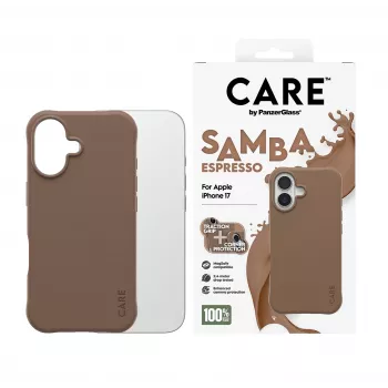 PanzerGlass CARE™ by ® Samba Case Espresso su MagSafe iPhone 17