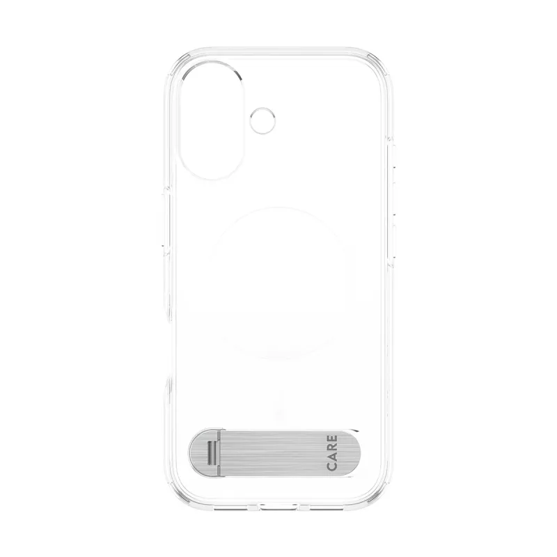 Dėklas PanzerGlass CARE by Feature Case Skaidrus su Atramėle ir MagSafe iPhone 17