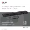 Dokavimo stotelė Club 3D CSV-2541 USB-C su HDMI ir DisplayPort išvestimis