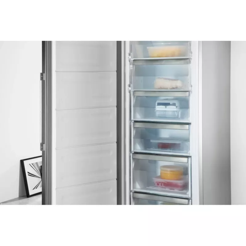 Šaldiklis Whirlpool UW8 F2Y XBI F 2, 263 L, Nerūdijantis plienas